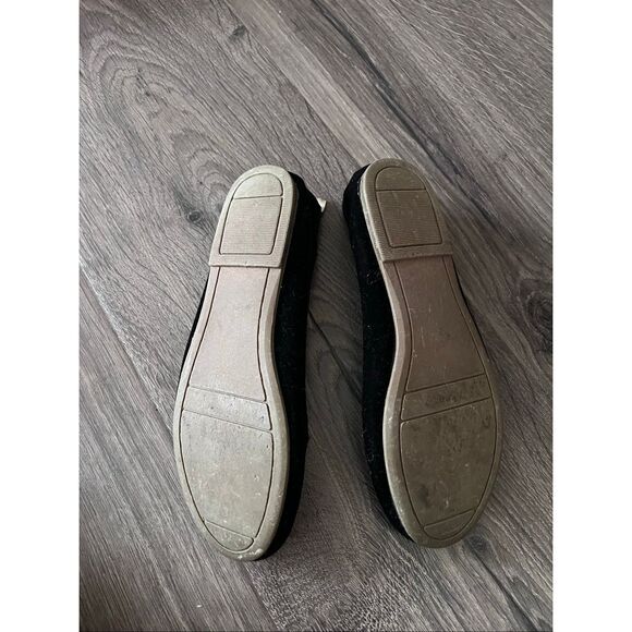 Gap black velour kitty flats Girl’s size 1 - Picture 4 of 4